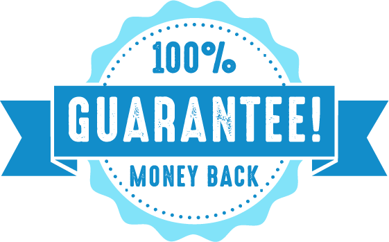 100% money back guarantee